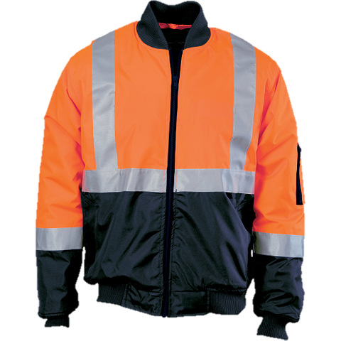 Jacket Bomber Hi-Vis Reflect O/Navy 4XL