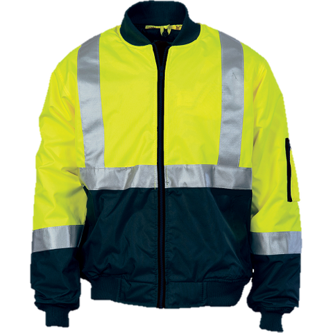 Jacket Bomber Hi-Vis Reflect Y/Navy L