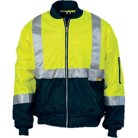 Flying Jacket Hi-Vis Reflect Y/Navy 2XL