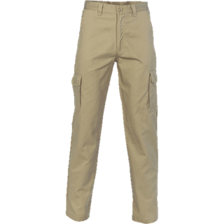 Trouser Cotton Drill Cargo Khaki - 107R