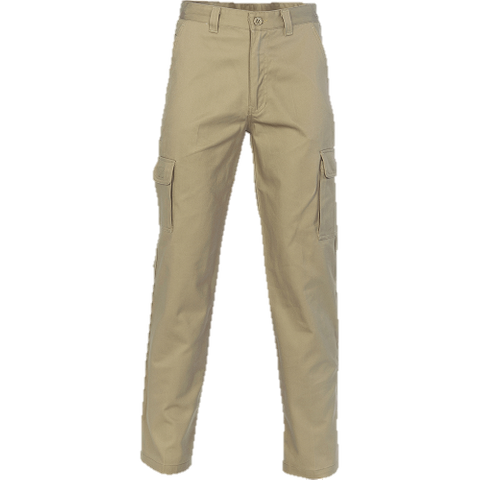 Trouser Cotton Drill Cargo Khaki - 107R