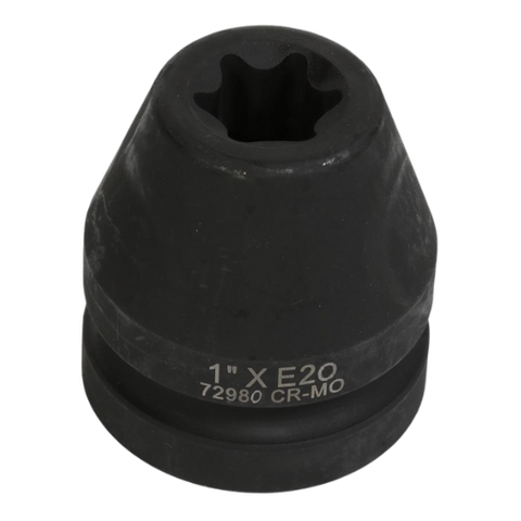 Impact Socket 1 Inch Dr x E20 Torx