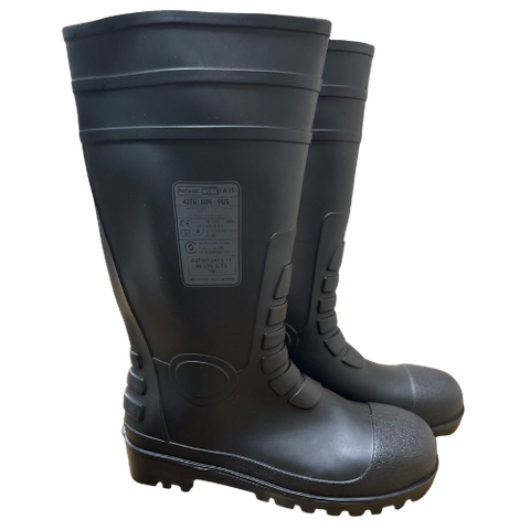 Gumboot Total Safety S5 Black Sz42 (8)