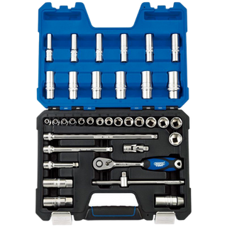 Draper 3/8 Dr Socket Set 36 Pce STD/Deep