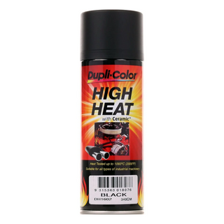 Paint Aerosol Black High Heat 340Gm