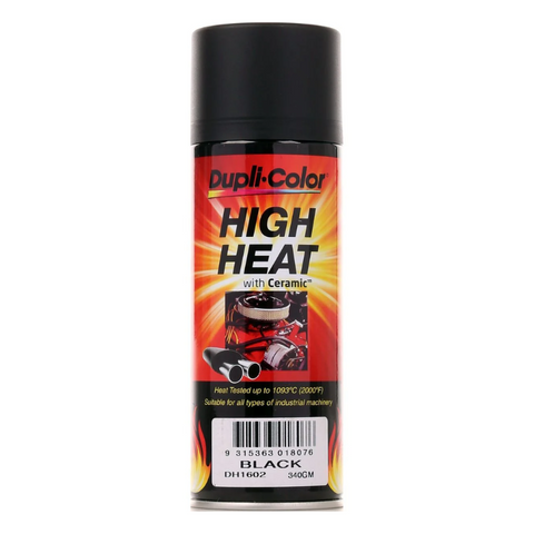 Paint Aerosol Black High Heat 340Gm