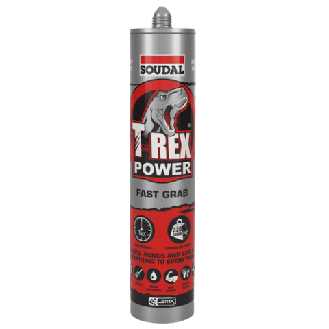 Soudal T-Rex Fast Grab 290ml White