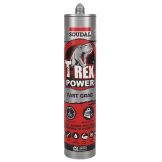 Soudal T-Rex Fast Grab 290ml Steel Grey