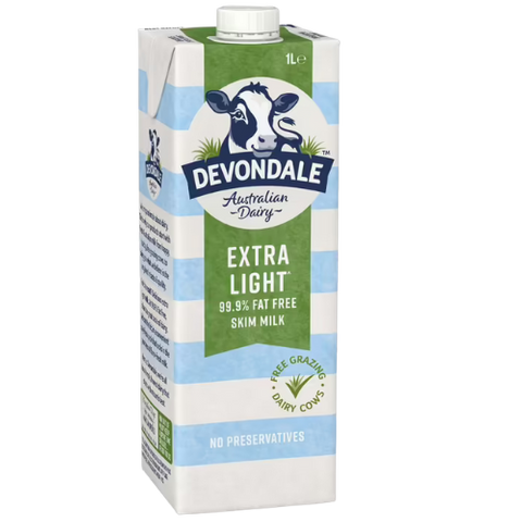 Milk Devondale UHT Extra Light Skim 1L