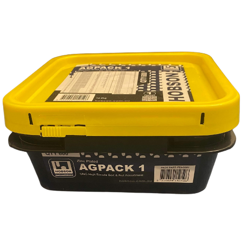 Agpack Bolt Kit 1/4 - 5/8 Unc Zinc 660Pc