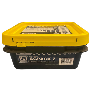 Agpack Bolt Kit 1/2-3/4 Unc Zinc 100 Pce
