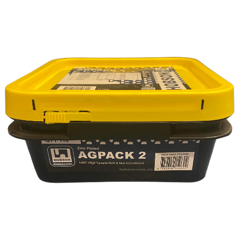 Agpack Bolt Kit 1/2-3/4 Unc Zinc 100 Pce