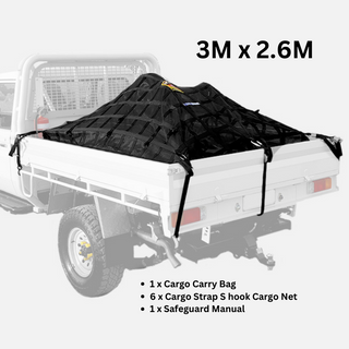Safeguard Cargo Net Single Cab 3M x 2.6M