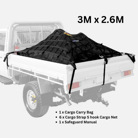 Safeguard Cargo Net Single Cab 3M x 2.6M