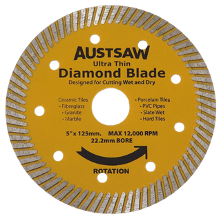 125mm Diamond Blade Ultra Thin 22.2