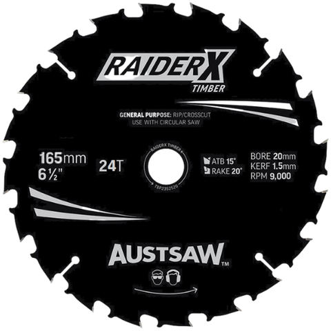 Circular Saw Blade 165mm x 24 Teeth