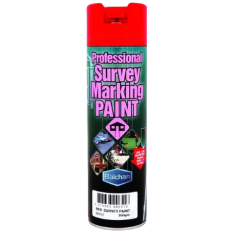 Survey Marking Paint Red 350G