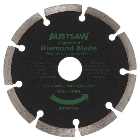 125mm Diamond Blade Segmented 22.2mm