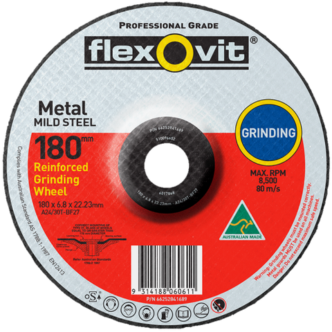 Grinding Wheel Flexovit 180x6x22mm