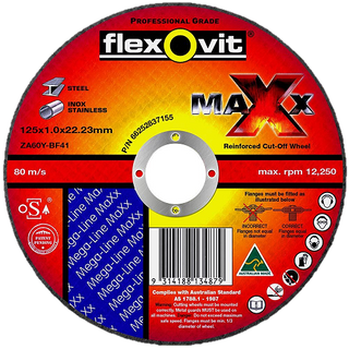 Cut-Off Wheel 125x1.0x22mm Maxx Flexovit