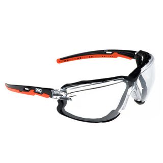 Safety Glasses Ambush W/Foam Seal Clear