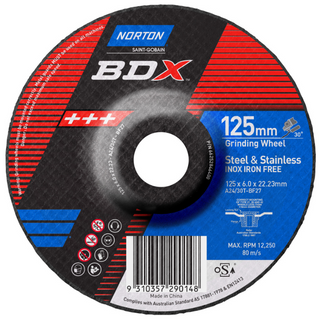 Grinding Wheel 125x6.0x22mm BDX Norton