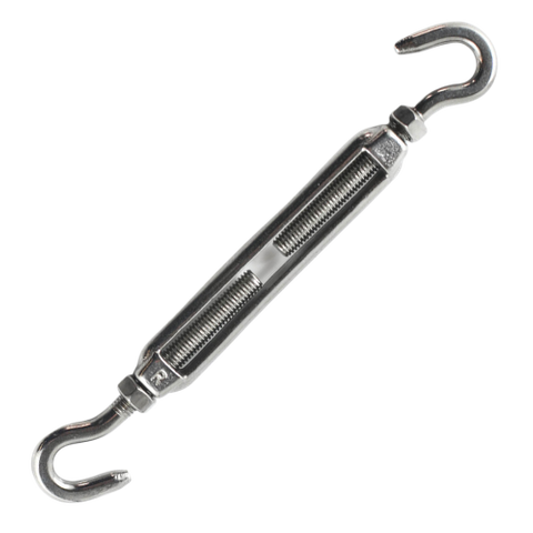 Turnbuckle Hook & Hook 10MM 316 S/S