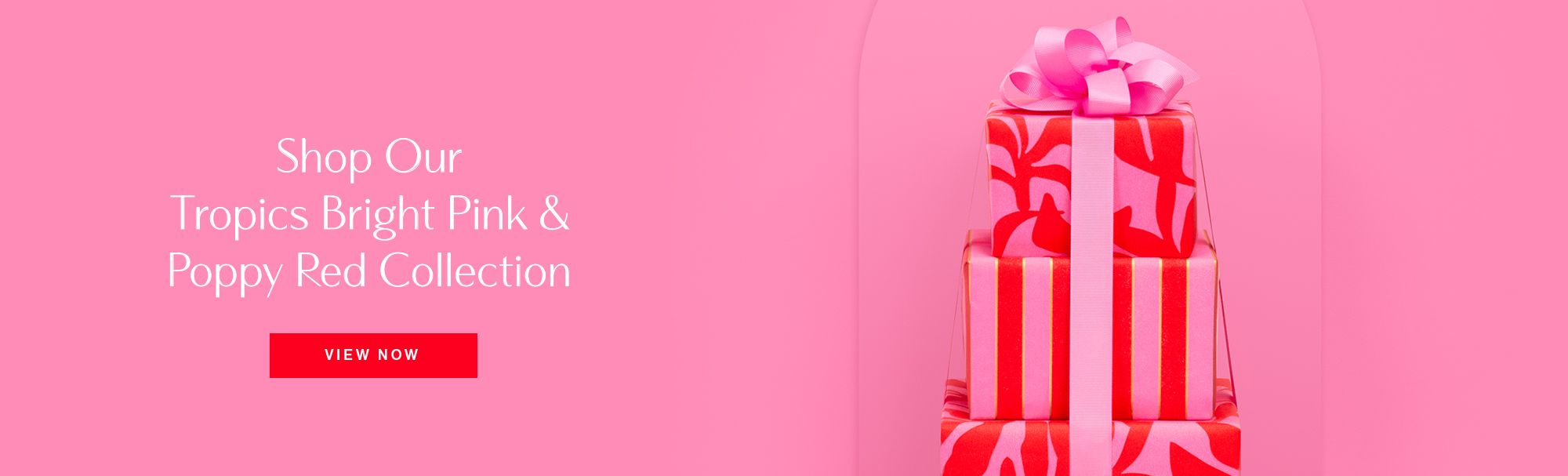 Tropics Bright Pink & Poppy Red