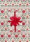 POINSETTIA TRADITIONAL RED/GREEN/GOLD UNCOATED 80gsm