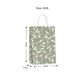 TWISTED HANDLE BAG COOLABAH EUCALYPTUS/GOLD