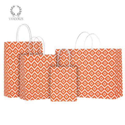 TWISTED HANDLE BAG HYDRA ORANGE