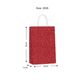 TWISTED HANDLE BAG STARRY NIGHT RED/WHITE