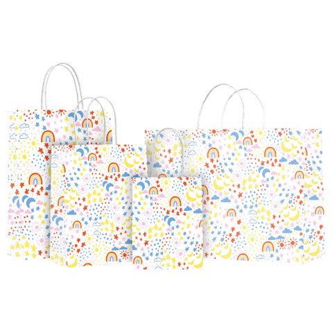 TWISTED HANDLE BAG SUN MOON & STARS BRIGHT
