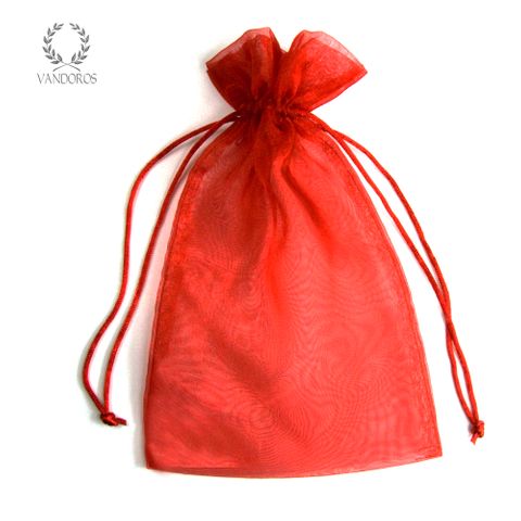 ORGANZA BAG SPICE RED