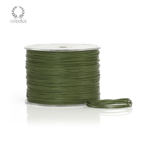 WAXED COTTON STRING OLIVE