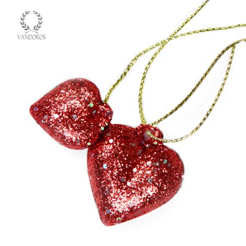 RED GLITTER HEART