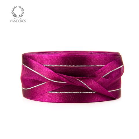 AN082-A002 FUCHSIA SATIN FINE SILVER