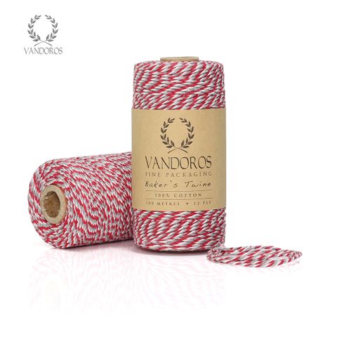 BAKER'S TWINE RED/GREY/WHITE