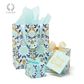 POINSETTIA ICY BLUE GIFT BAG