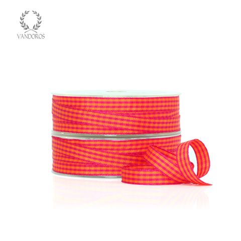 CH-012-I FUCHSIA/ORANGE GINGHAM