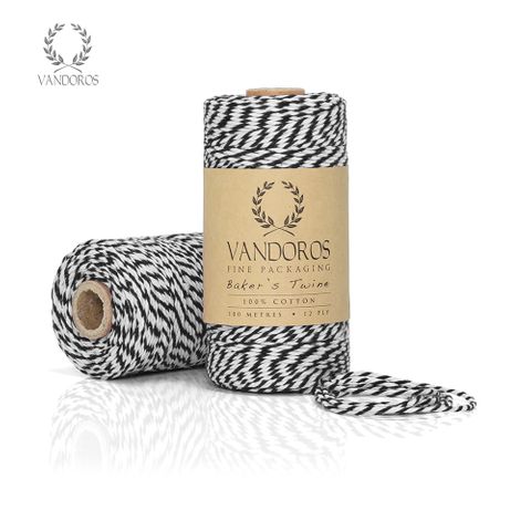 BAKER'S TWINE BLACK/WHITE