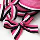 LIQUORICE GROSGRAIN RASPBERRY SWIRL