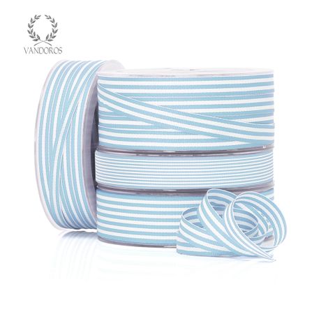 CANDY GROSGRAIN LIGHT BLUE/WHITE