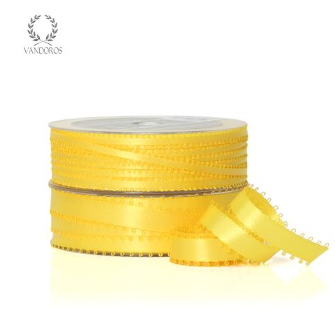 PICOT SATIN YELLOW