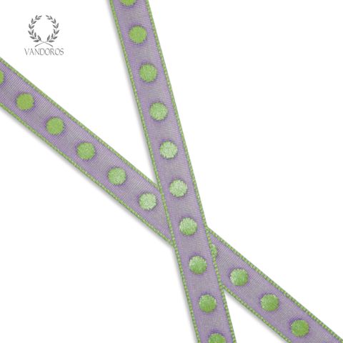 LULU LAVENDER/MINT DOTS