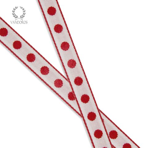 LULU WHITE/RED DOTS