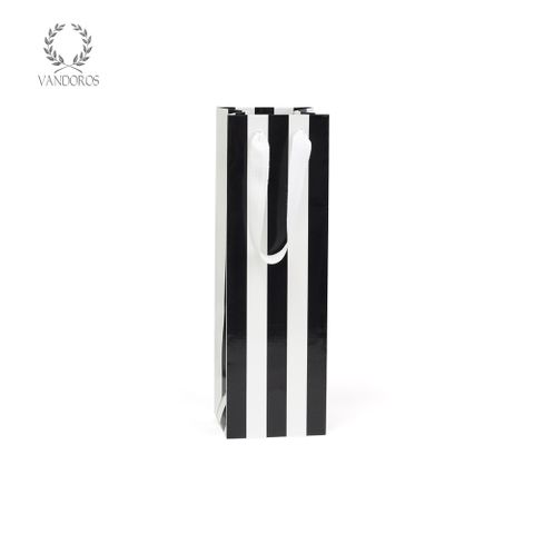 PAVILION GLOSS BOTTLE BAG BLACK/WHITE