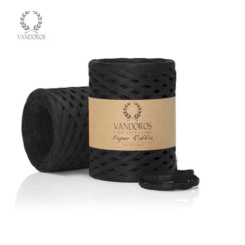 FSC PAPER RAFFIA BLACK