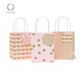 PARTY BAG & TAG CAMEO PINK/GOLD PACK/3