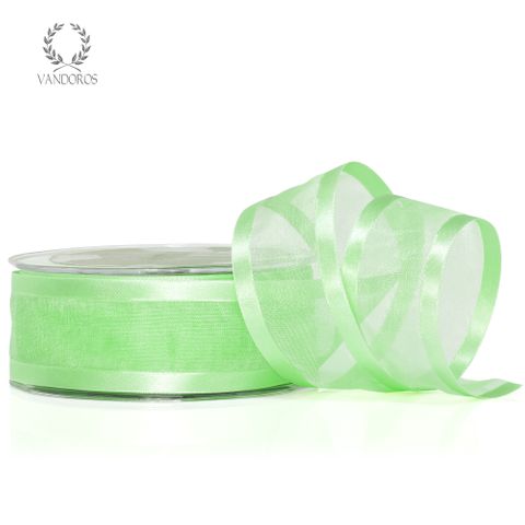 SATIN EDGE ORGANZA WASABI